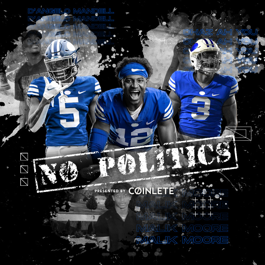 No Politics athlete series presented by Coinlete featuring BYU athletes
